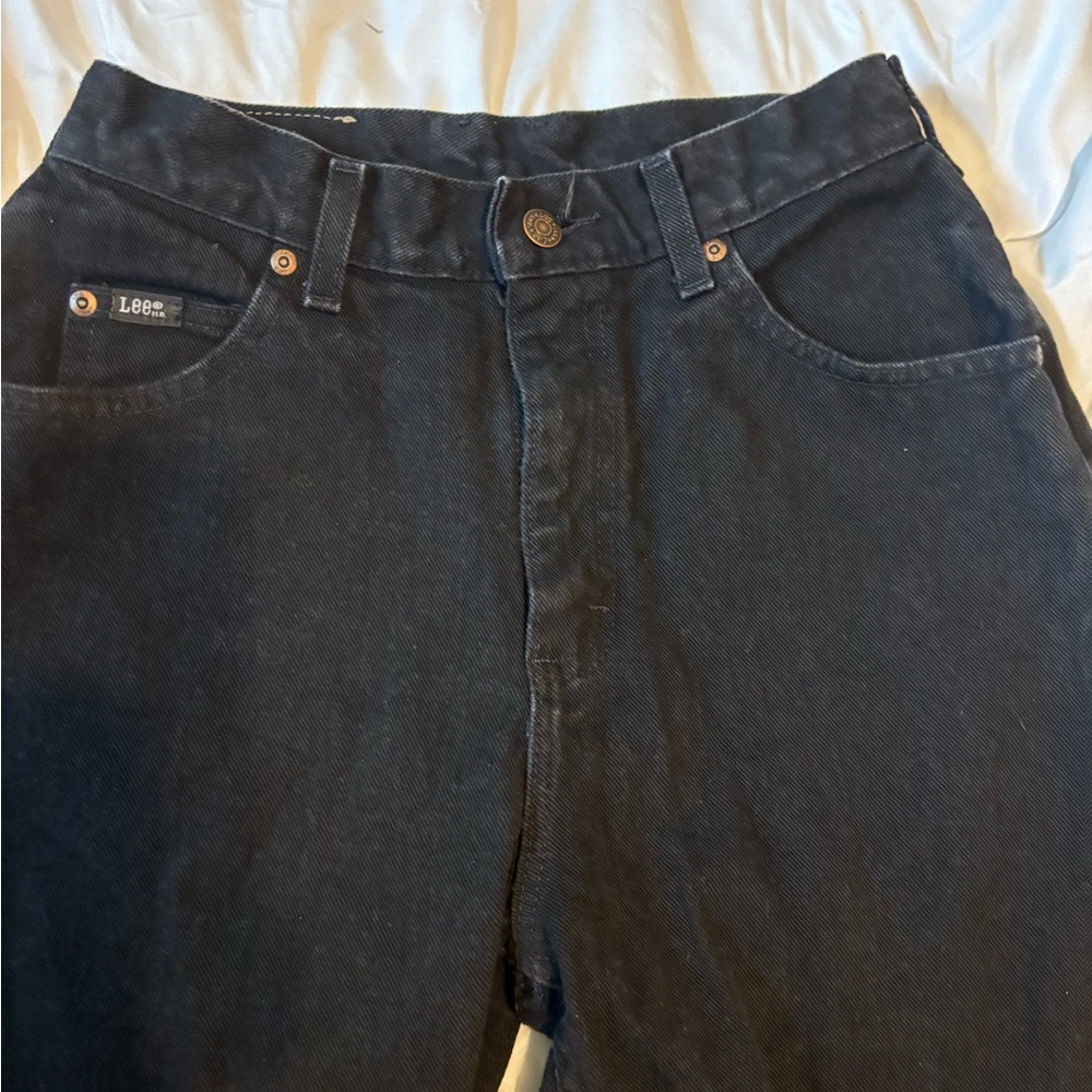 90’s Lee Women’s Dark Black Relaxed Jeans